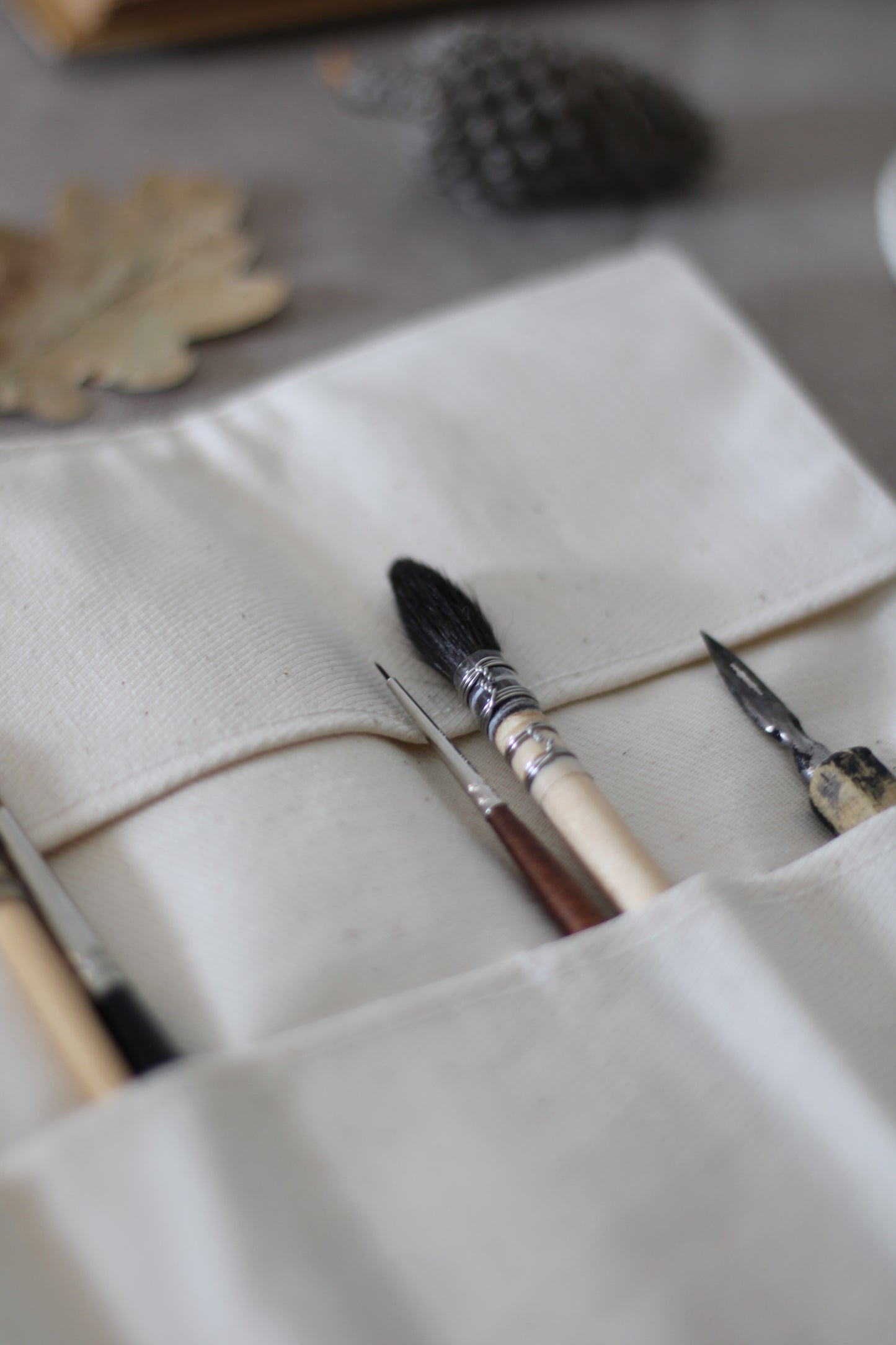 Pochette à pinceaux