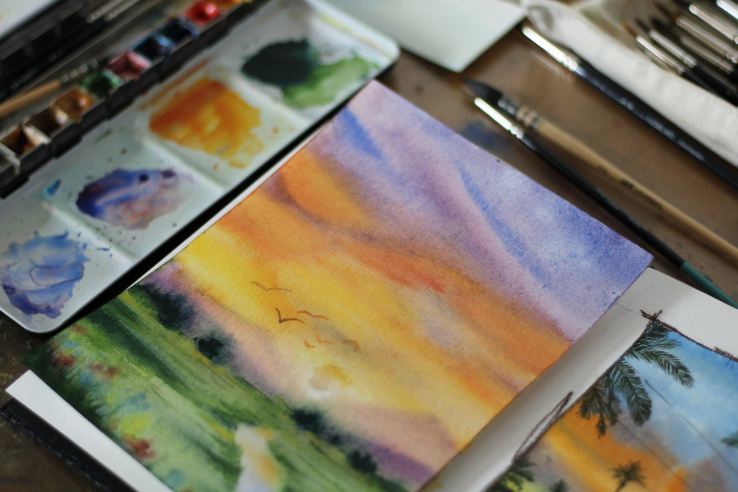 Carte-Cadeau Atelier Aquarelle (sans matériels fournis)