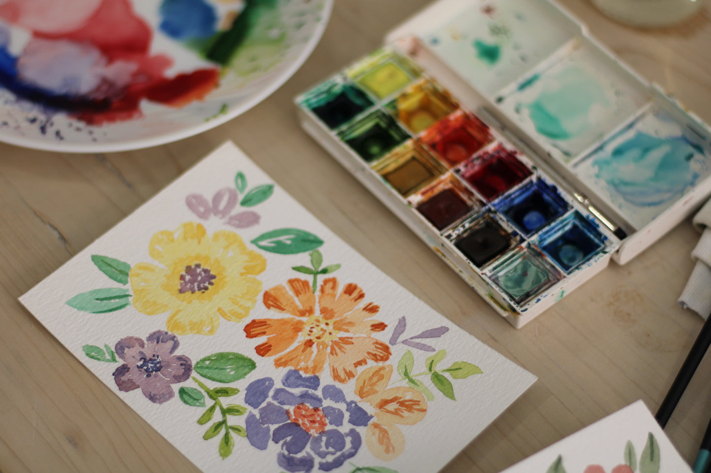 Carte-Cadeau Atelier Aquarelle (matériels fournis)
