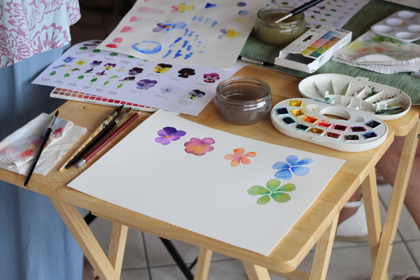 Carte-Cadeau Atelier Aquarelle (sans matériels fournis)